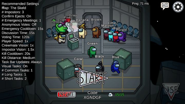 Hình ảnh Among Us Hack Mở Khóa Tất Cả