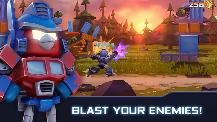 Hình ảnh Angry Birds Transformers Hack All Characters Unlocked