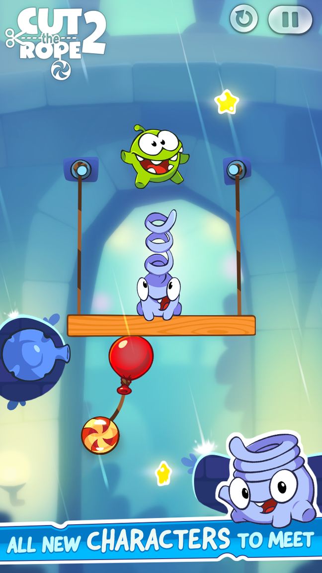 Hình ảnh Cut the Rope 2 Hack No Ads