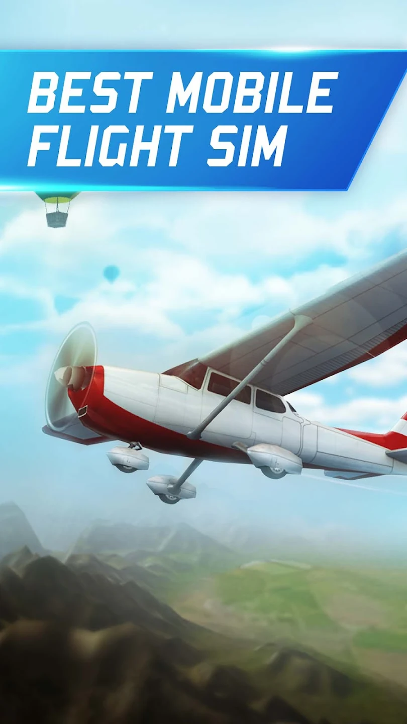 Hình ảnh Flight Pilot: 3D Simulator Hack Unlimited Money