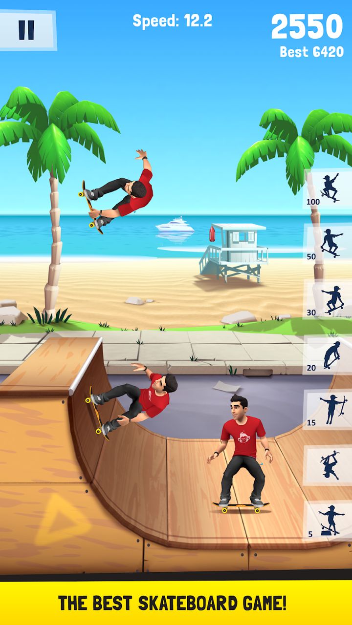 Hình ảnh Flip Skater Hack Unlimited Money And Gems