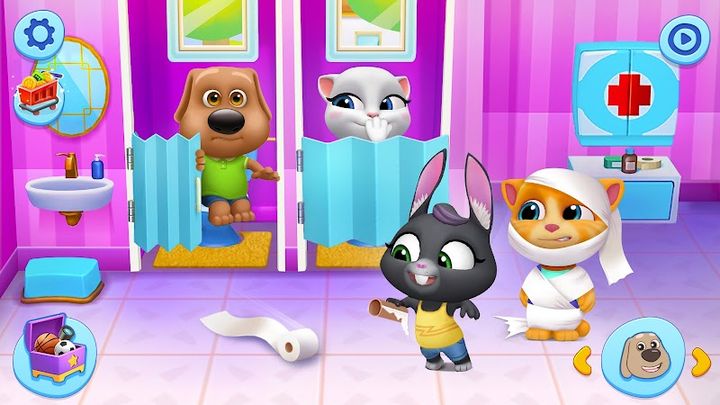 Hình ảnh My Talking Tom Friends Hack Tiền Xu Và Kim Cương Không Giới Hạn