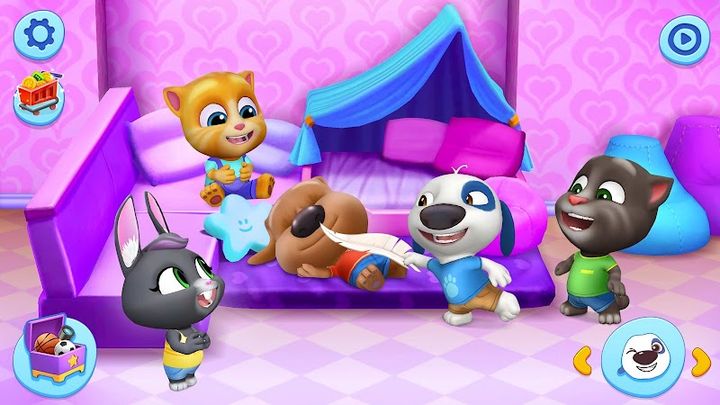 Hình ảnh My Talking Tom Friends Hack Menu