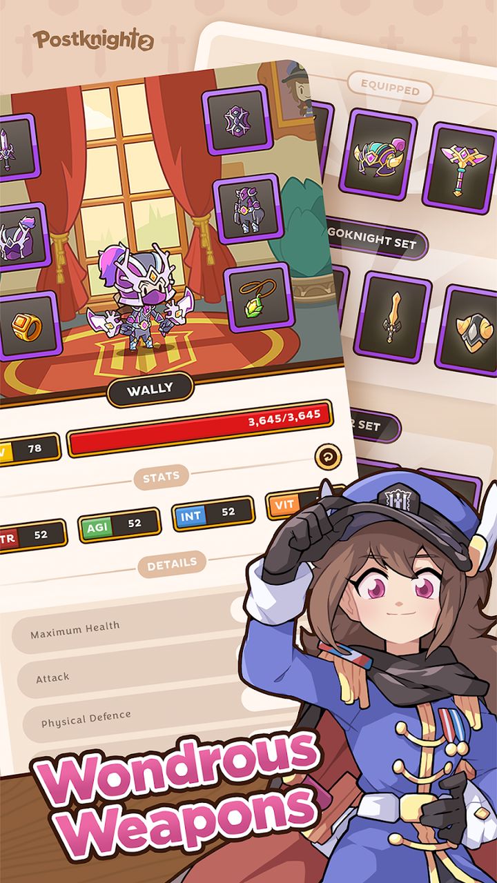 Hình ảnh Postknight 2 Hack Level