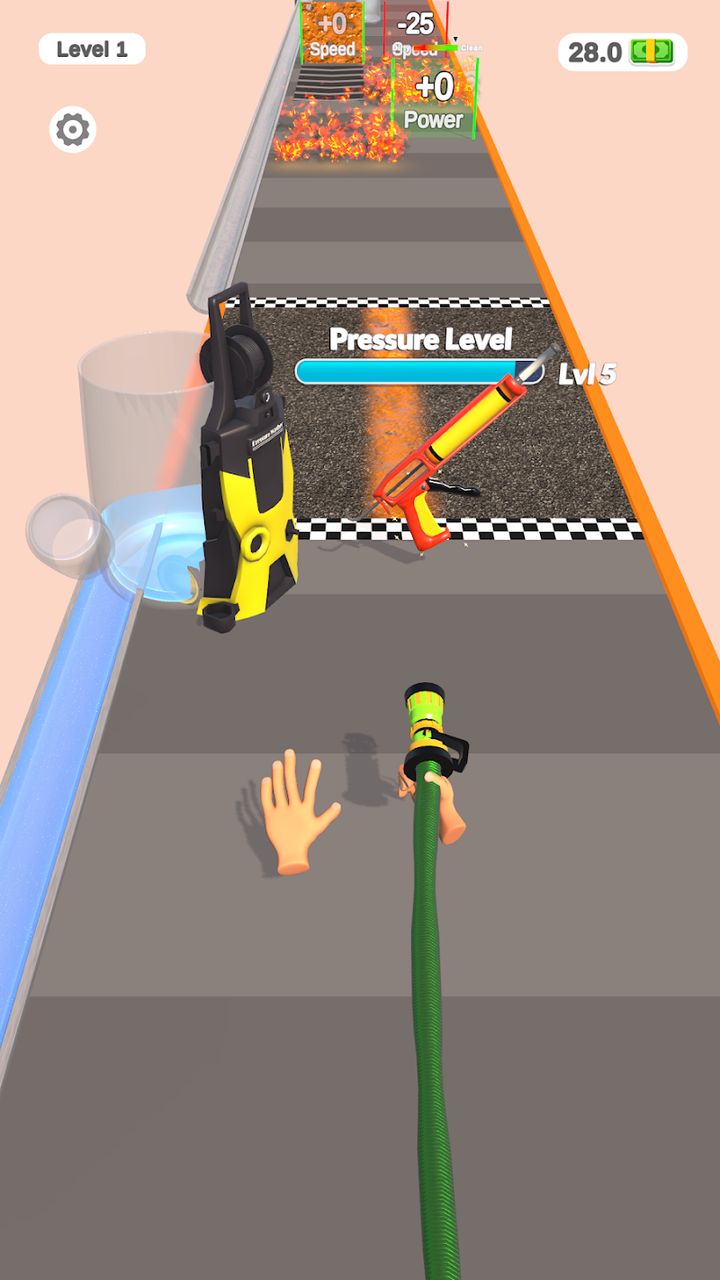 Hình ảnh Pressure Washing Run Hack Menu