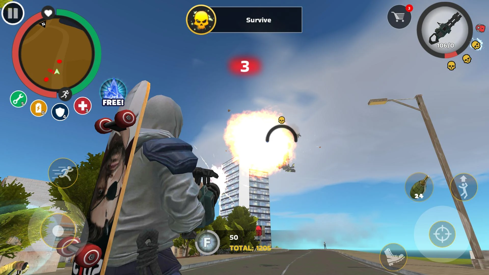 Hình ảnh Rope Hero: Mafia City Wars Hack Ads Free