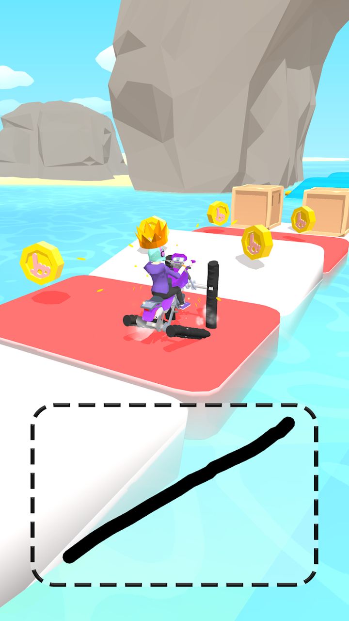 Hình ảnh Scribble Rider Hack Vô Hạn Tiền