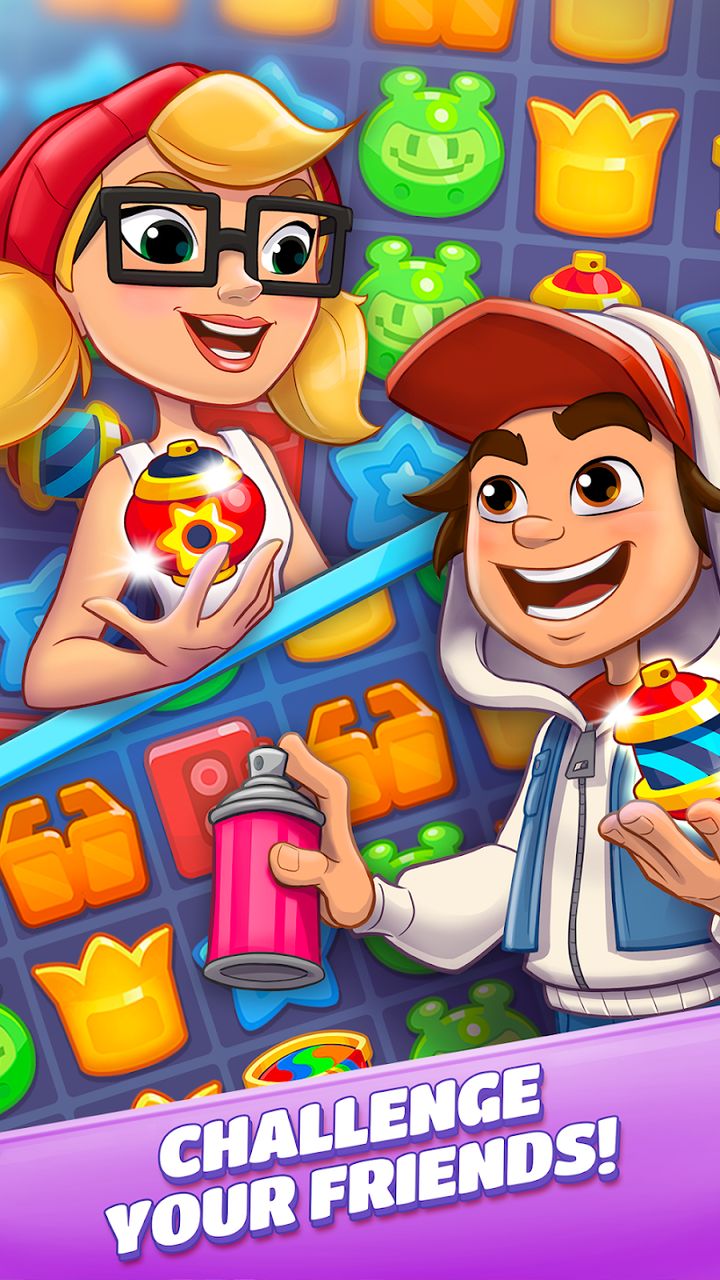 Hình ảnh Subway Surfers Match Hack Vô Hạn Boosters