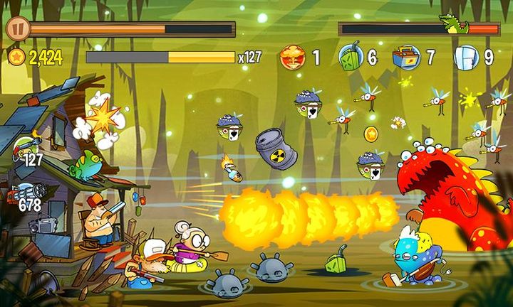 Hình ảnh Swamp Attack Hack Vô Hạn Tiền