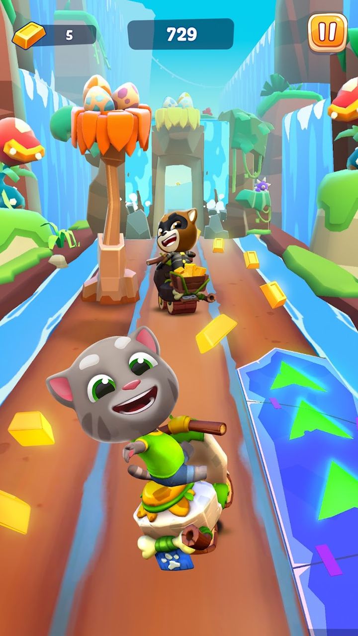 Hình ảnh Talking Tom Time Rush Hack Thực Đơn