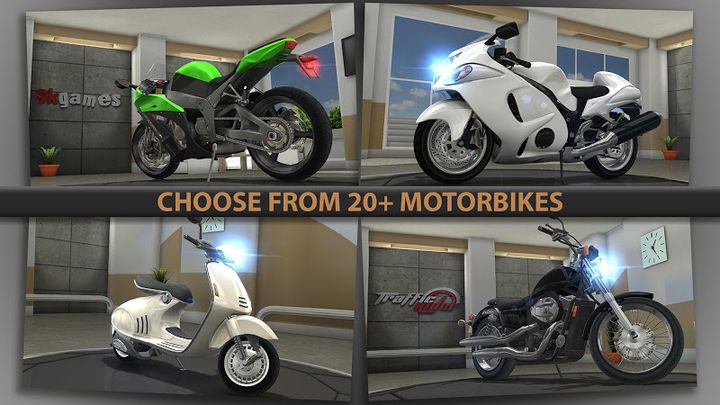 Hình ảnh Traffic Rider Hack Full Xe