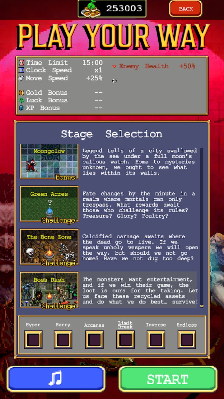 Hình ảnh Vampire Survivors Hack Bất Tử