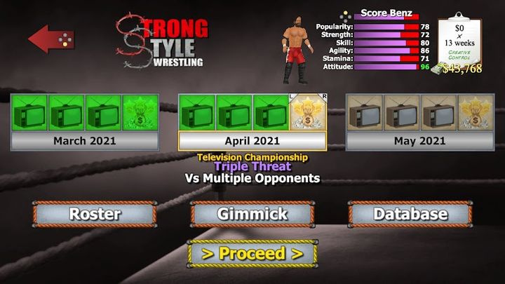 Hình ảnh Wrestling Empire Hack Mở Khóa Pro