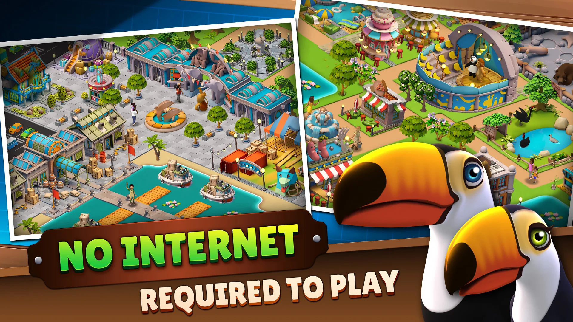 Hình ảnh Zoo Life: Animal Park Game Hack No Ads